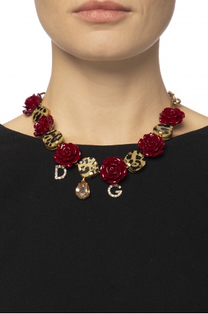 Floral motif necklace, zdjęcie 2 Floral motif necklace od Dolce & Gabbana